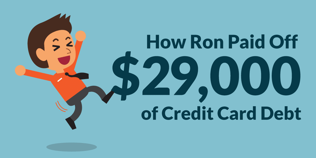 how ron hart paid off 29 000 in credit card debt how do you pay off a credit card