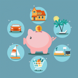 Budgeting Piggy Bank Saving