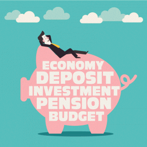 Piggy Bank Savings Retirement Emergencies