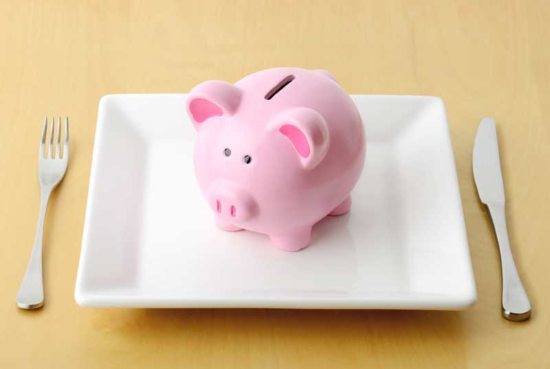Saving discount on food
