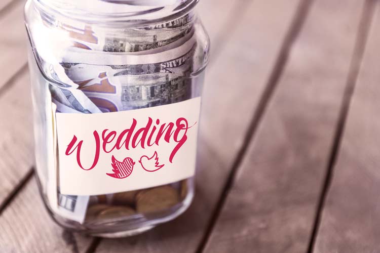 Destination wedding budget jar