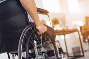 Disabled Man Wheelchair Help