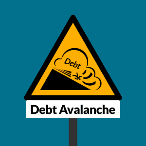 Warning Sign That Says Debt Avalanche