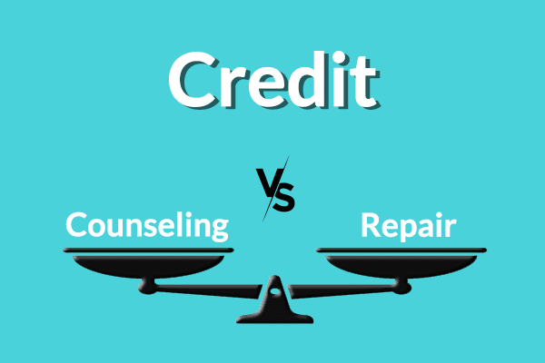 credit repair vs credit counseling