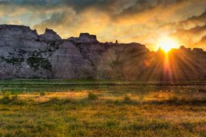 Landscape in South Dakota