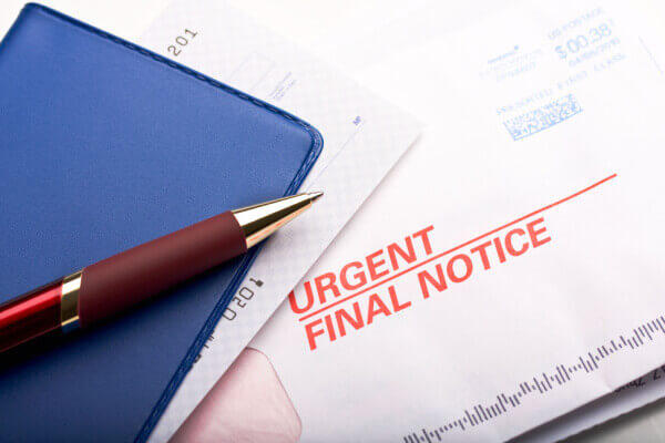 Urgent debt payment