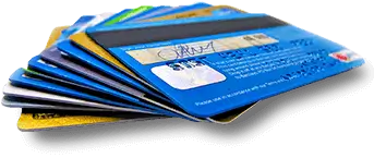 Credit Cards with no background Credit Cards with no background