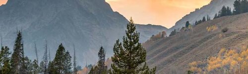 Mountain landscape in Idaho