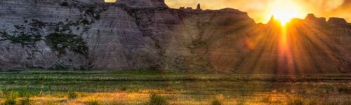 Landscape in South Dakota