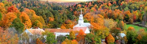 Autumn landscape of Vermont